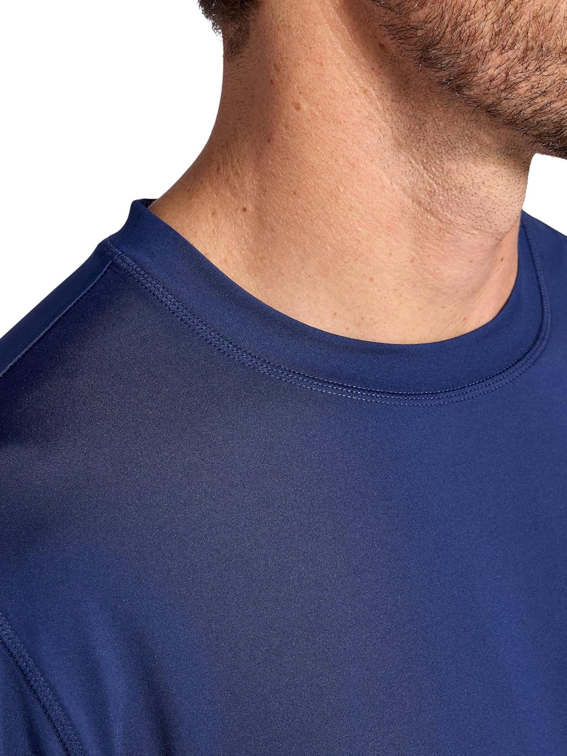 Gaiam Mens Omtech Short Sleeve Crewneck T-Shirt, Standard Fit, Stretch Lightweight Performance Material - Image 4