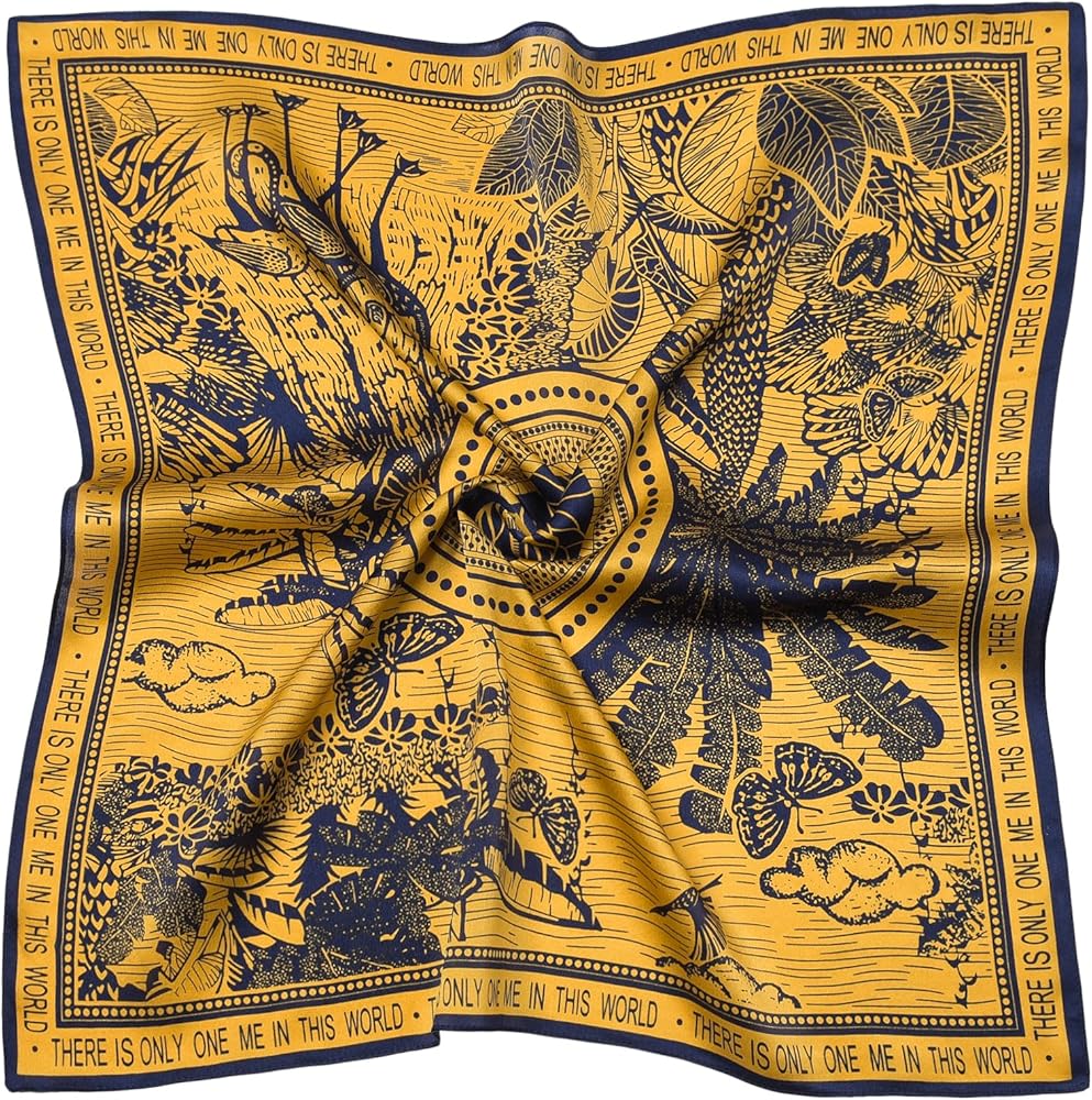 SHIROUYU 100% Mulberry Silk Scarf 21 