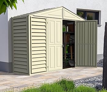 Amazon.com : Duramax SidePro 10.5 Ft. x 3 Ft. Vinyl Garden Storage