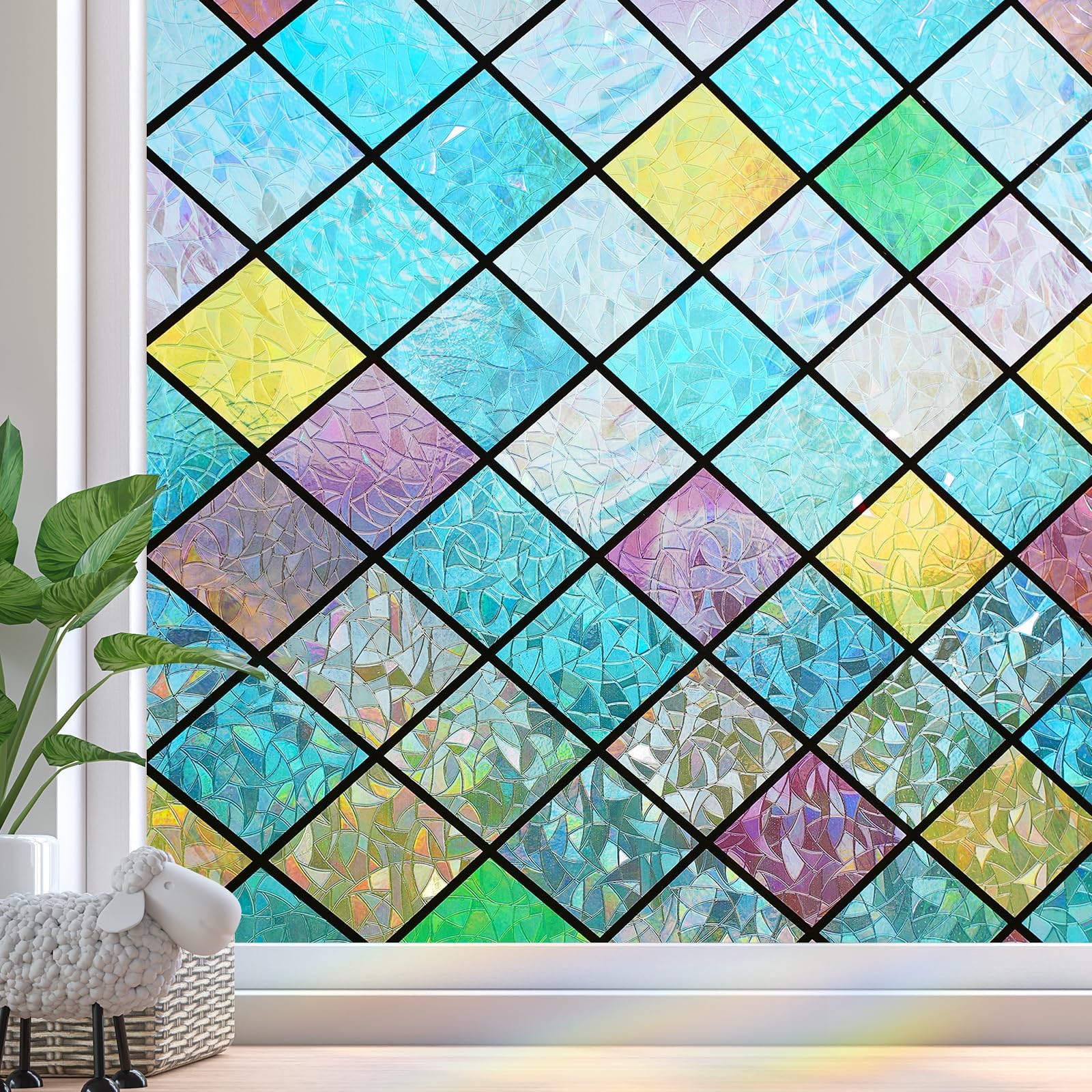 ARTSCAPE Regent Privacy raamfolie, met getextureerd glaspatroon, niet-klevend, uv-bescherming, eenvoudig aan te brengen en verwijderbaar, 61 x 91 cm ARTSCAPE Regent Privacy raamfolie, met getextureerd glaspatroon, niet-klevend, uv-bescherming, eenvoudig aan te brengen en verwijderbaar, 61 x 91 cm