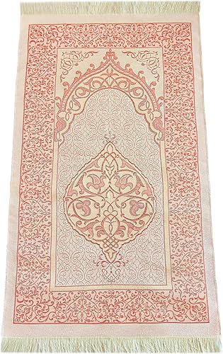 Miniatura 7 de Alfombra de oración musulmana y cuentas con elegante bolsa de tela flameada  Janamaz  Sajada  Alfombra de oración islámica suave  Regalos islámicos