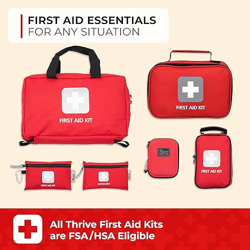 Miniatura 9 de Kit de primeros auxilios291PiezasBolsa Repleto de Hospital Grade Suministros médicos para situaciones de emergencia y la supervivencia Ideal para el