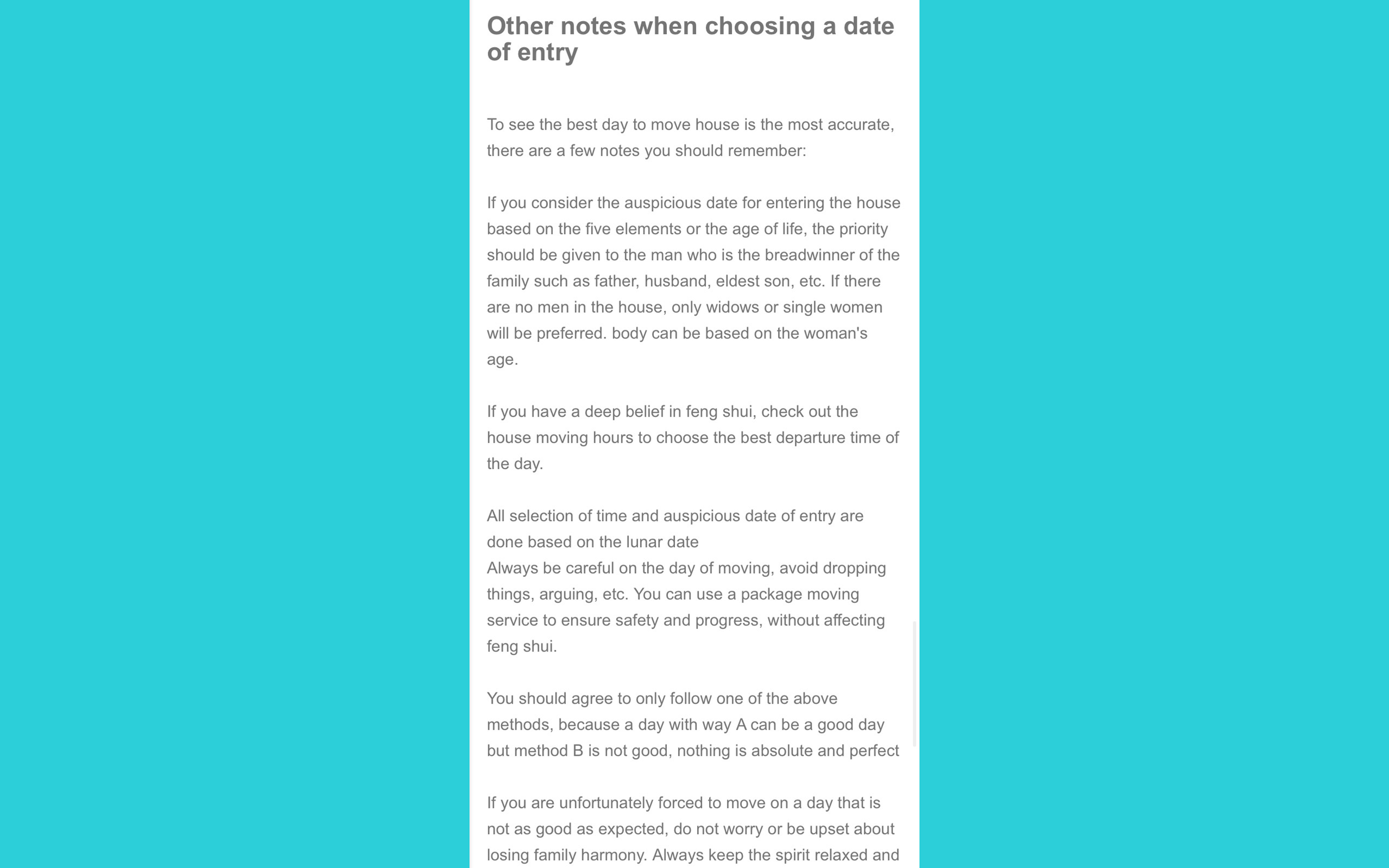 HOW TO SEE THE BEST DAY TO MOVE HOUSE IN DETAIL GUIDE Amazon in