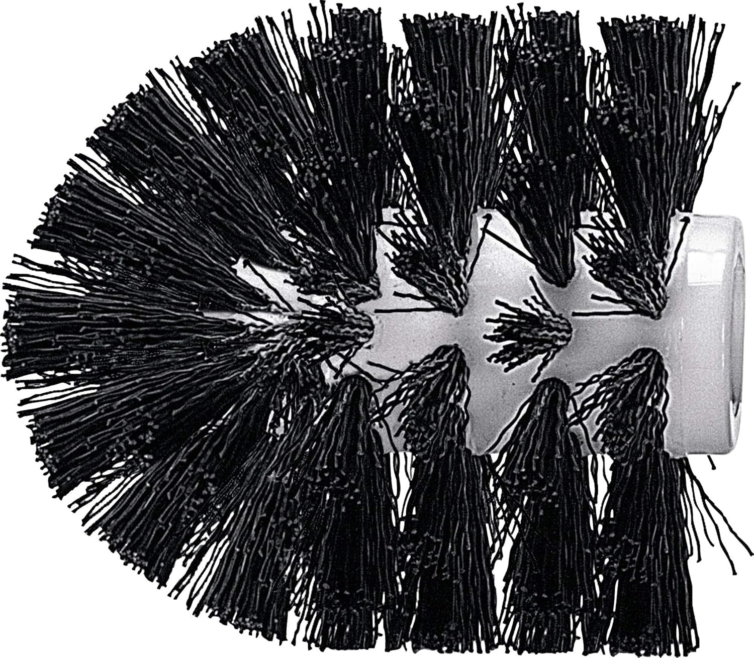 Kleine Wolke 4004478228412 Toilet Brush in Black, 15 x 10 x 10 cm, Multi