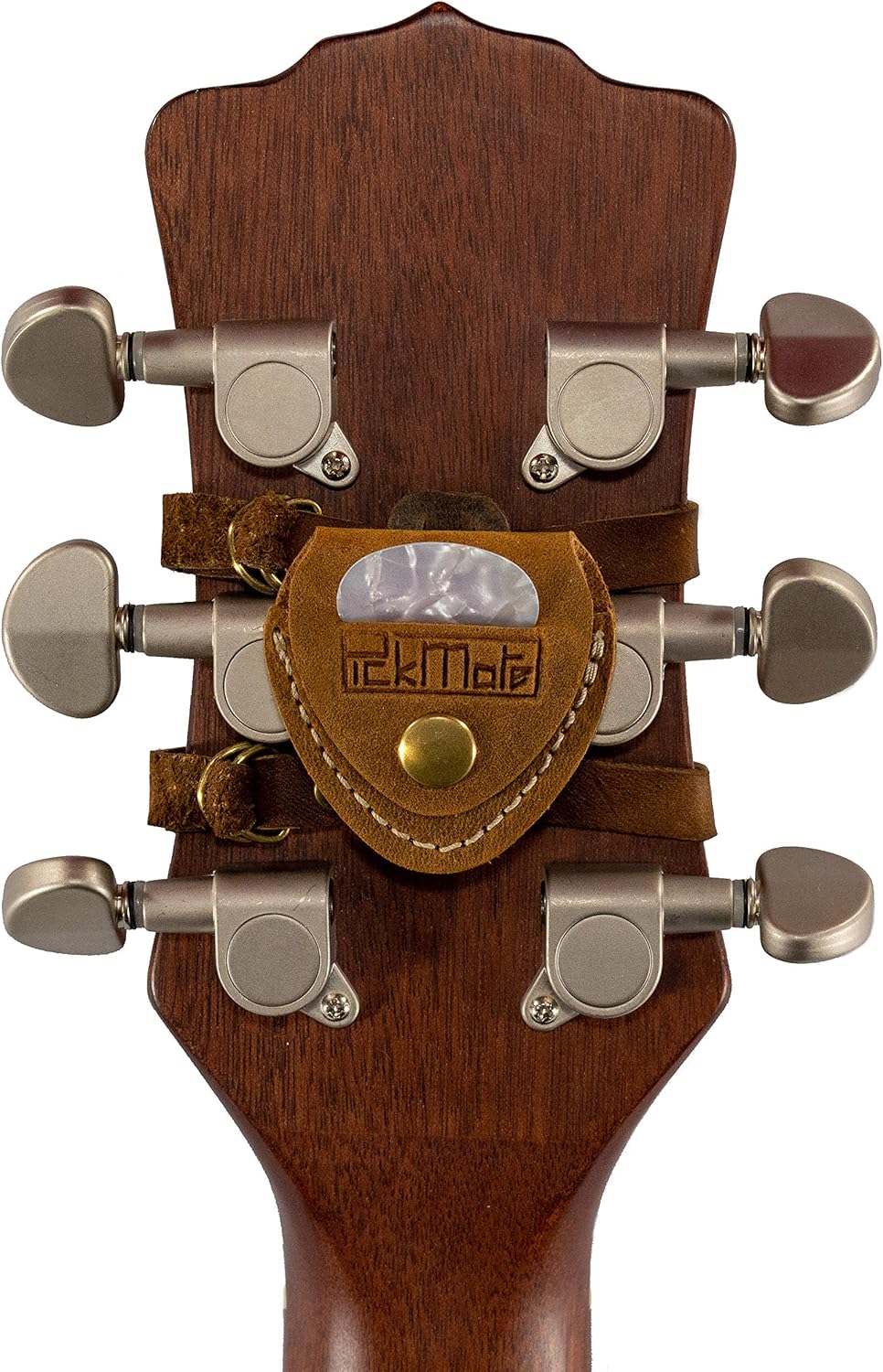 PickMate - Guitar Pick Holder - Golden Oak