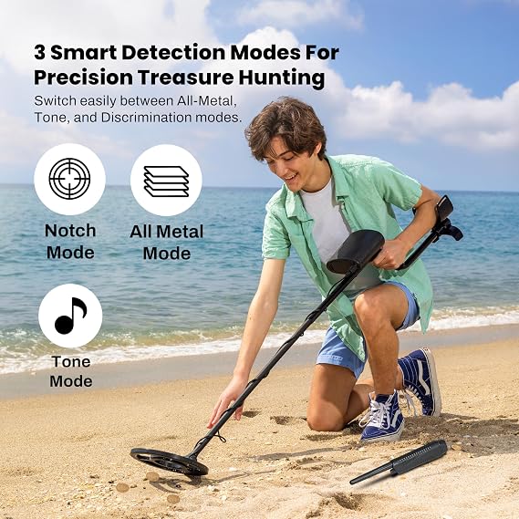 Bounty Hunter TK4GWP1 Tracker IV Metal Detector in Black