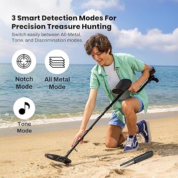 Bounty Hunter TK4GWP1 Tracker IV Metal Detector in Black