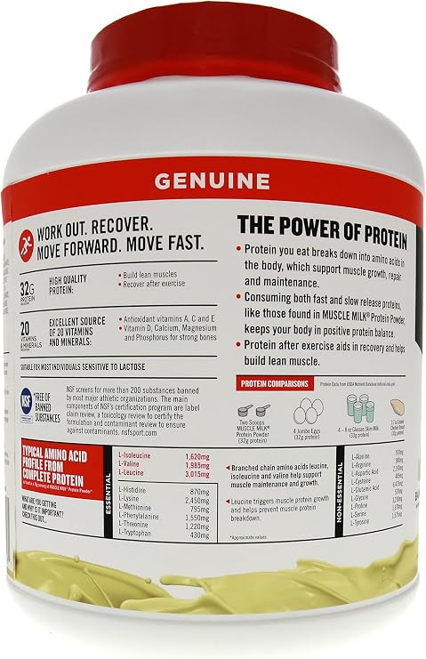 Muscle Milk 8.9 oz 2251 g, Banana, Cream