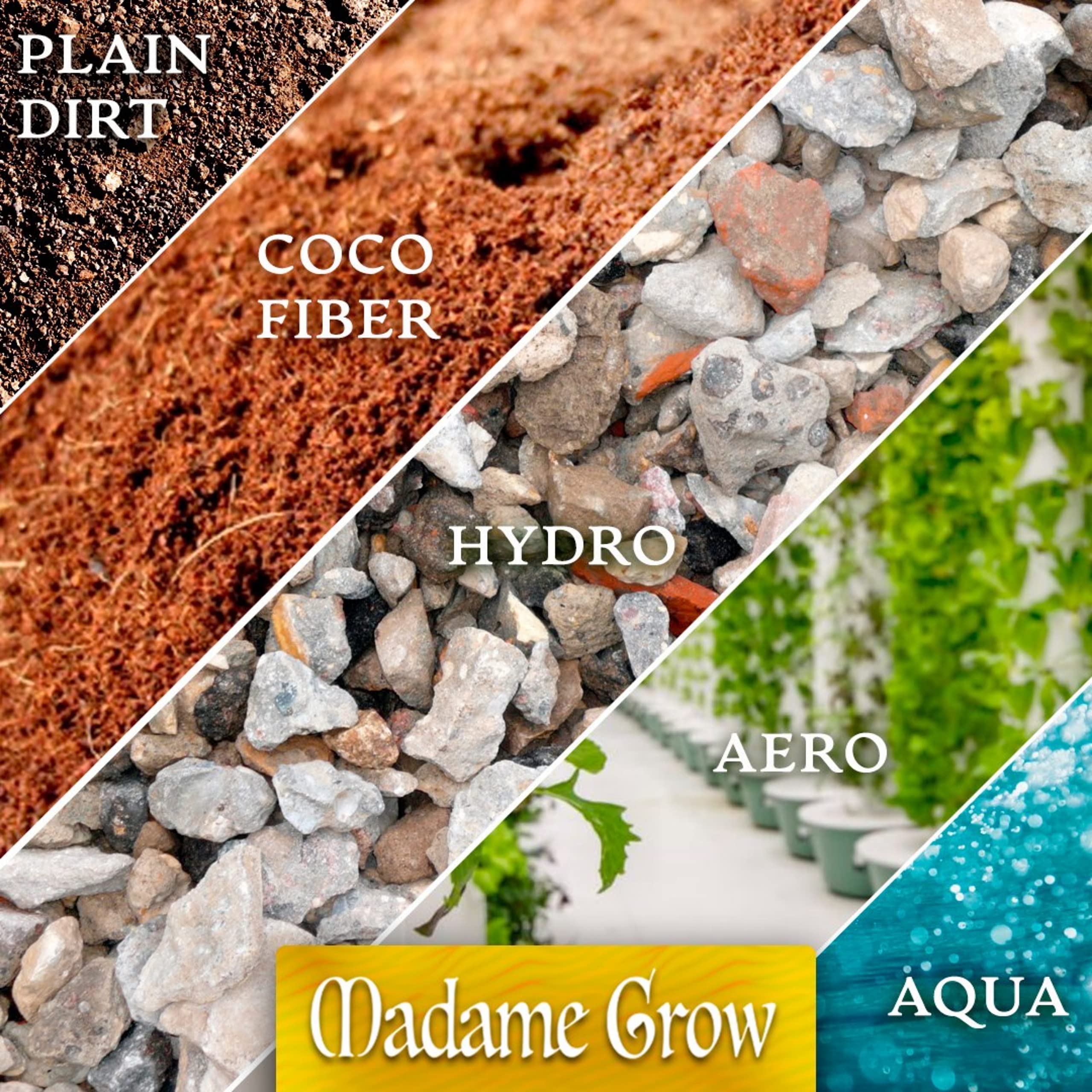 Madame Grow Premium Kit 7Pack - Kit Fertilizzanti Organici Gamma Completa, Risparmio Garantito, Ciclo Completo Crescita e Fioritura per Piante Biologico