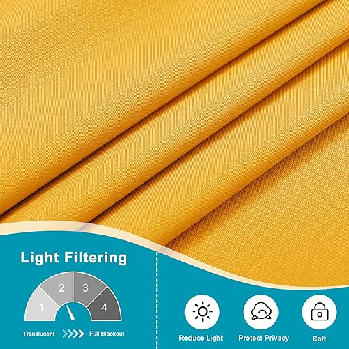 Miniatura 41 de Hiasan Cortinas para ventana de puerta delantera, bolsillo para barra, cortina de privacidad semitransparente para puerta francesa, 1 panel