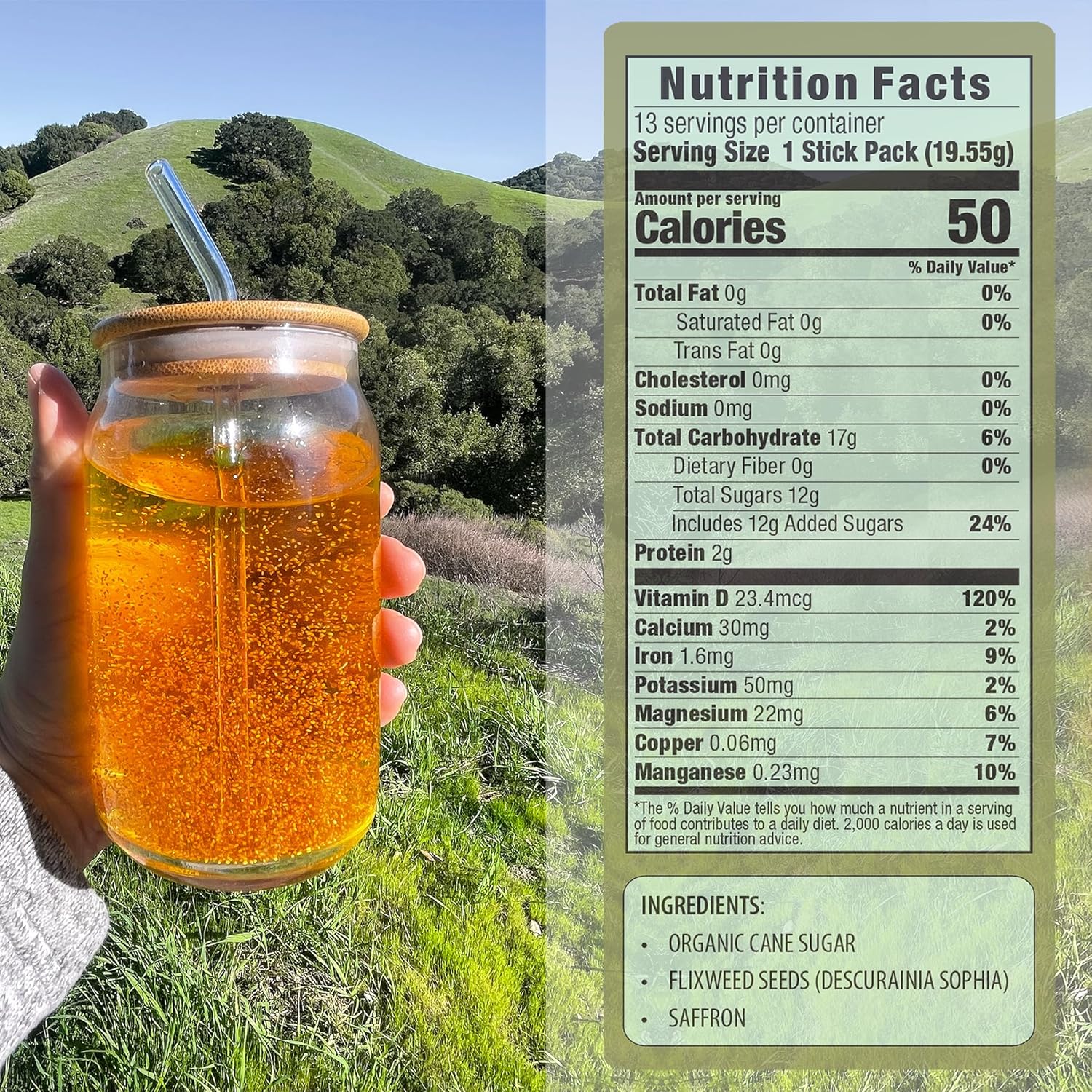 PARSEEDS [Khakshir] | Superfood Seed-Based Electrolytes Drink Mix with Saffron | 5-in-1 Benefits for Natural Hydration, Digestion, Mood, Detox, Energy | 13 On-The-Go-Stick-Packs