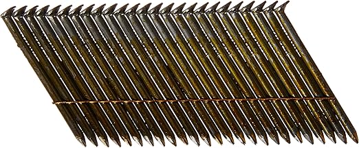 BOSTITCH 3-1/4" X .120 Galvanized Framing Nails – 28 Degree, Wire Weld, Full Head, 2000-Pack (S12DGAL-FH) For Pressure Treated Lumber & Exterior Use