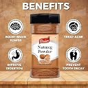 Desire Nutmeg Powder 100 Gram - Jaiphal Jathikka Powder | Organically Grown | Natural and Aromatic | Ideal for Baking, Cooking, and Beverages gallery image