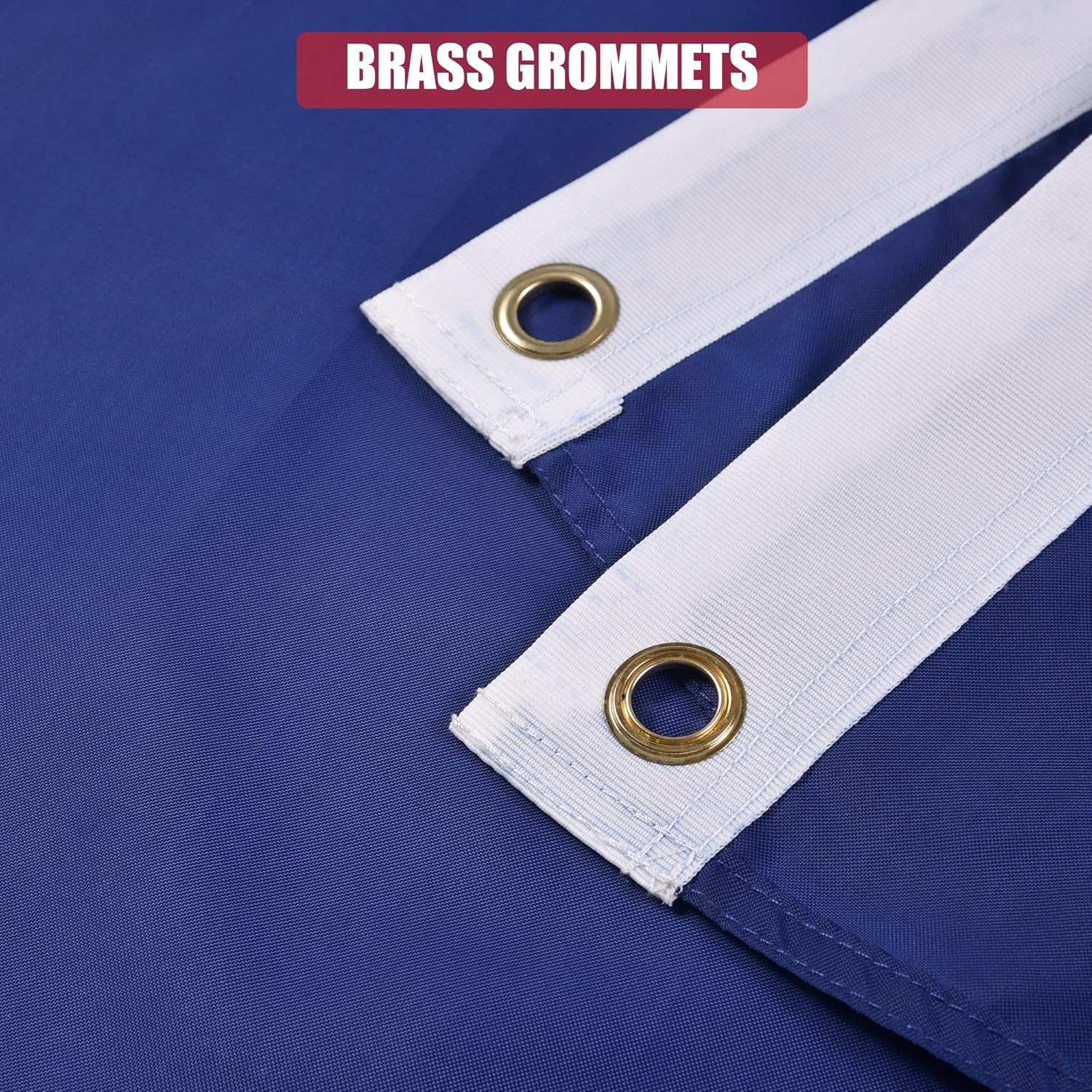 Nevada State Flag 5x8 Ft, Deluxe Full Embroidered Heavy Duty Polyester Durable NV Outside Flags, Indoor/Outdoor, Sewn Stripes and Brass Grommets - Image 5