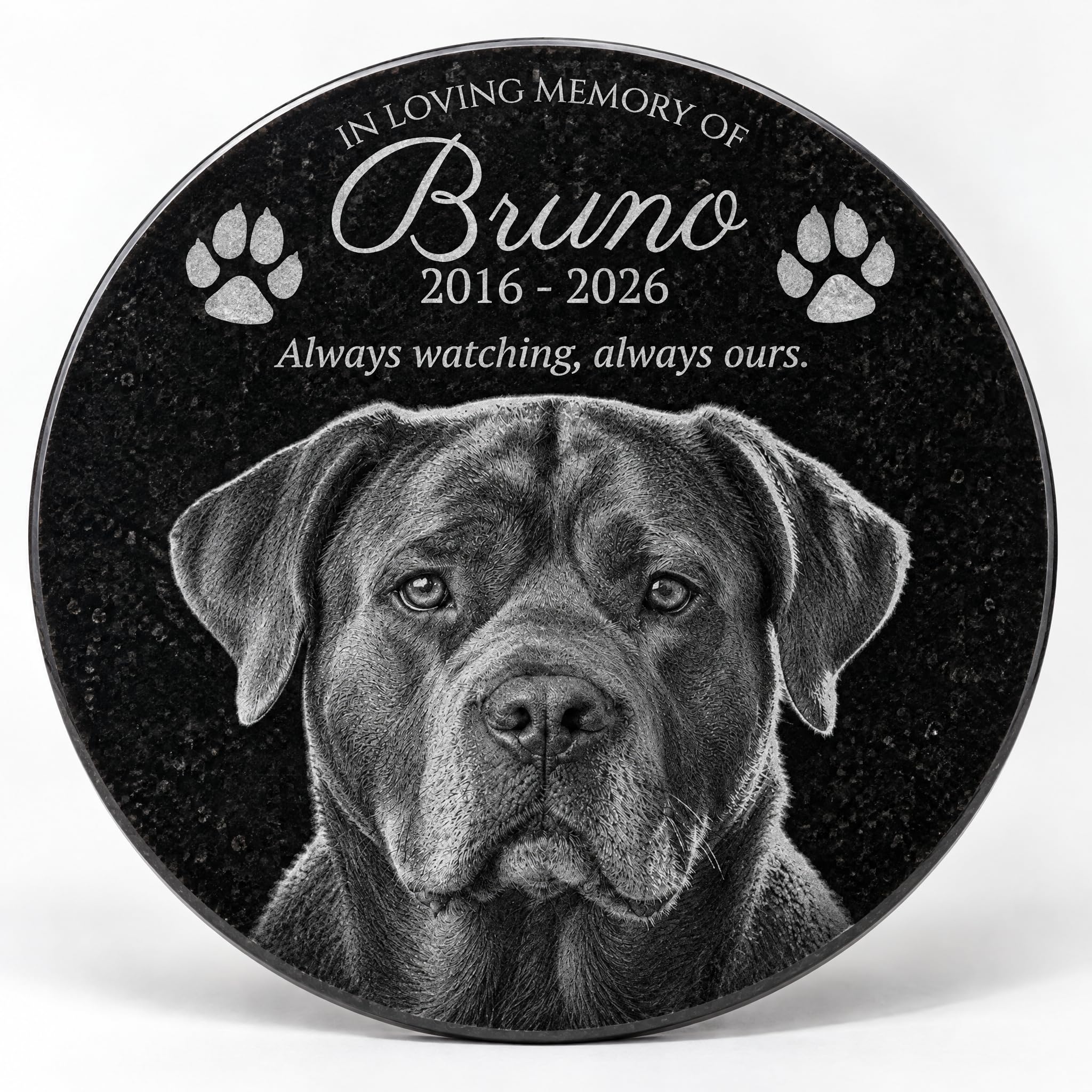 ADFSTONE Cat Memorial Stones, Pet Headstone for Loss Gifts, Animal Grave Markers - Sympathetic Dog Gift, Granite Pet Burial Markers, Personalized Pet Gravestone, Garden Stones for Bereavement