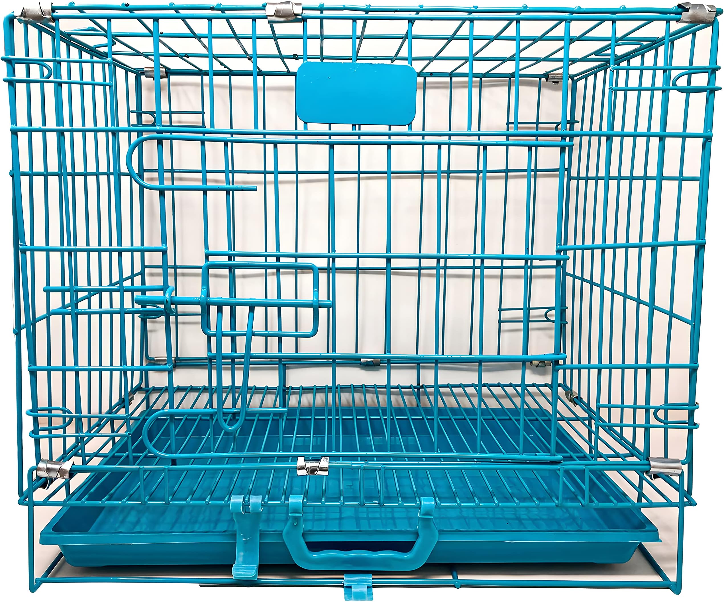 Tails of Joy Dog Crates Cage Kennel 30 Inch (L-76cm*W-51cm*H-46cm) Age 4-6 Month, for 8-15 kg Dogs & Small Breeds to Medium Dogs Portable & Foldable Design Size- 30 Colour-May Very