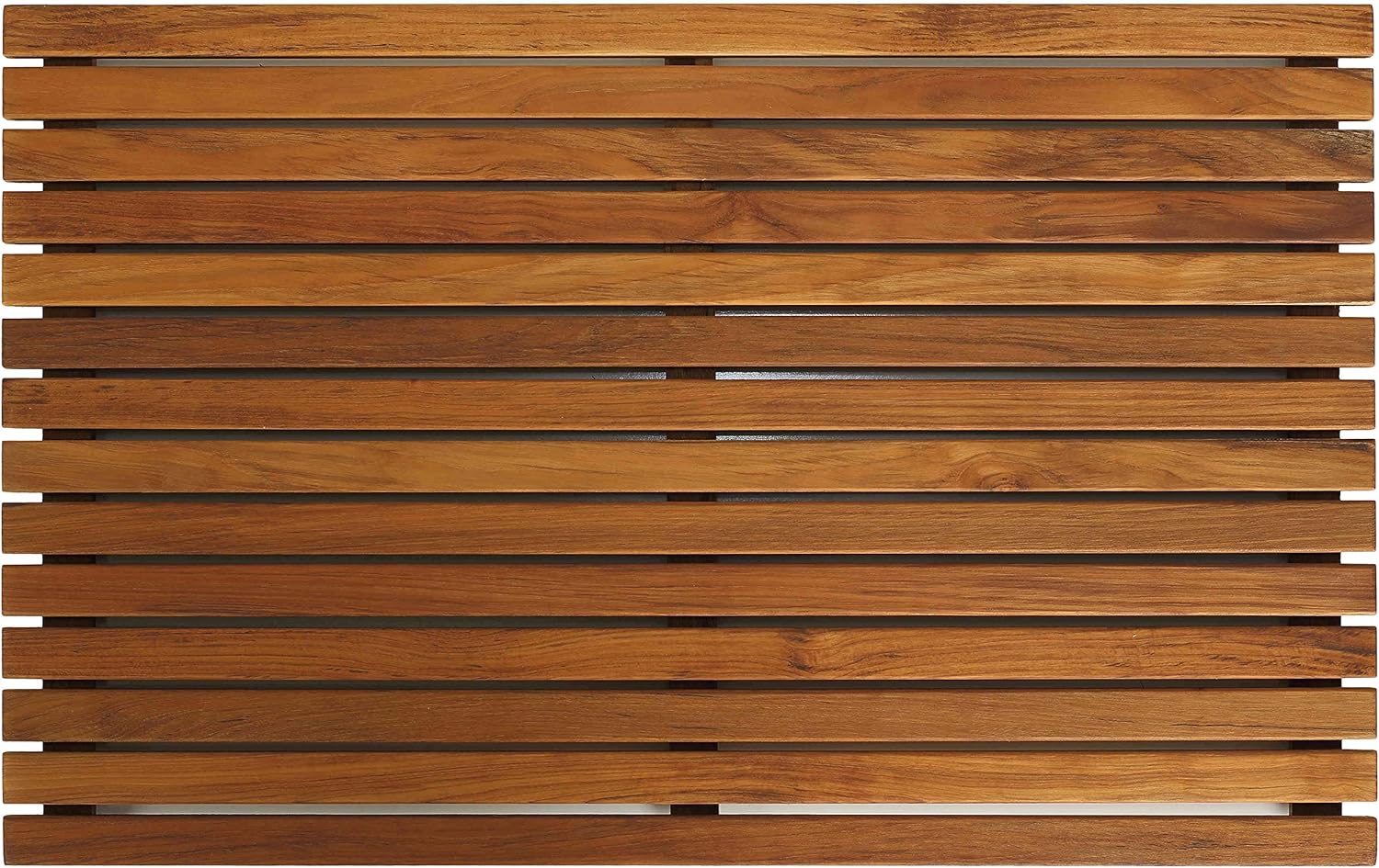Bare Decor Zen Shower Spa, masif tik ağacı ve yağlanmış bitirme, kahverengi (tik ağacı), 31,5 inç G x 19,5 inç U x 1,5 inç Y