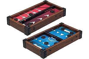 Franklin Sports Mini Slingshot Hockey and Shuffleboard Game