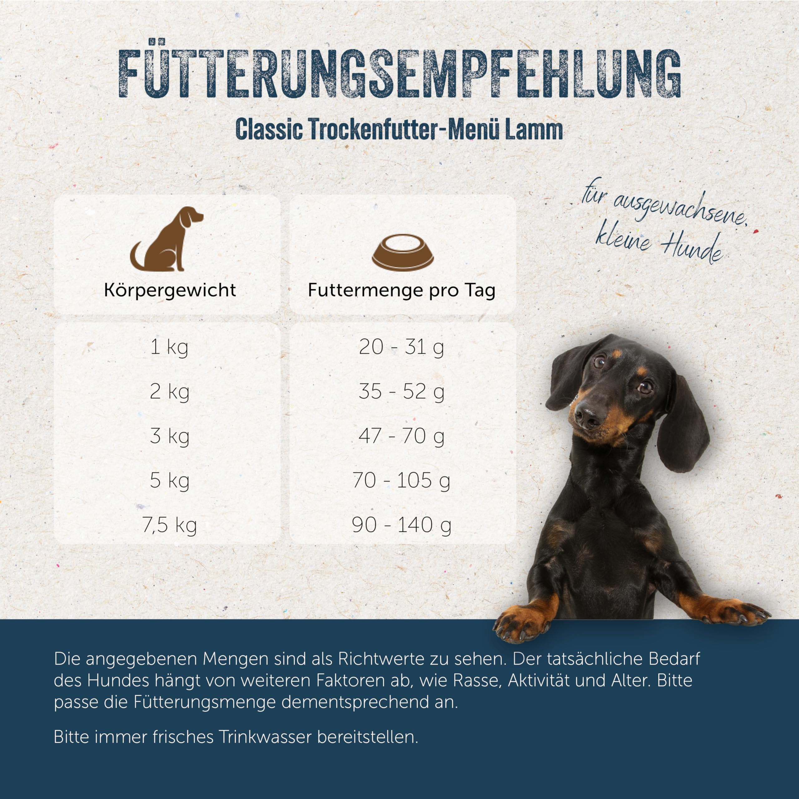 Lakefields Classic Hundefutter trocken | Lamm 60% | 4 x 1kg | Getreidefreies Trockenfutter für kleine ausgewachsene Hunde | Extra kleine Kroketten | Heidelbeeren, Äpfel & Spinat | Schonend gebacken