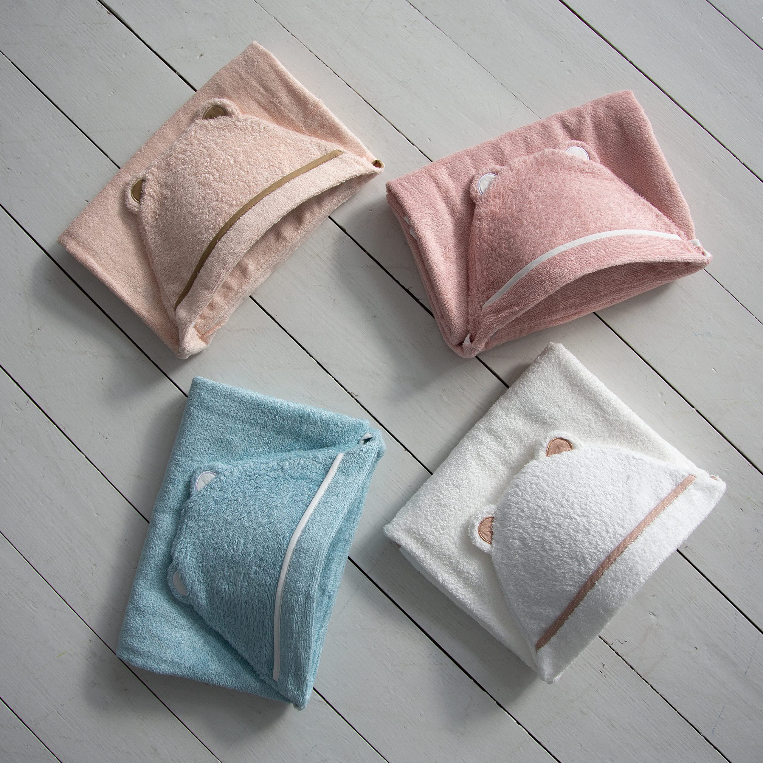 Toalla de baño con capucha de bambú orgánico con capucha, toalla de baño grande con capucha para recién nacido, niño y niña, toalla de oso
