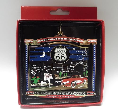 Miniatura 7 de Route 66 The Main Street of America Adorno de Navidad Regalo de recuerdo