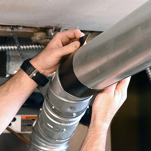 Miniatura 6 de Made in USA – Black Butyl Waterproof Repair Tape Heavy-Duty Roof Patch & Leak Seal Flexible, Weatherproof Butyl Sealant Tape for Cracks, Gutter