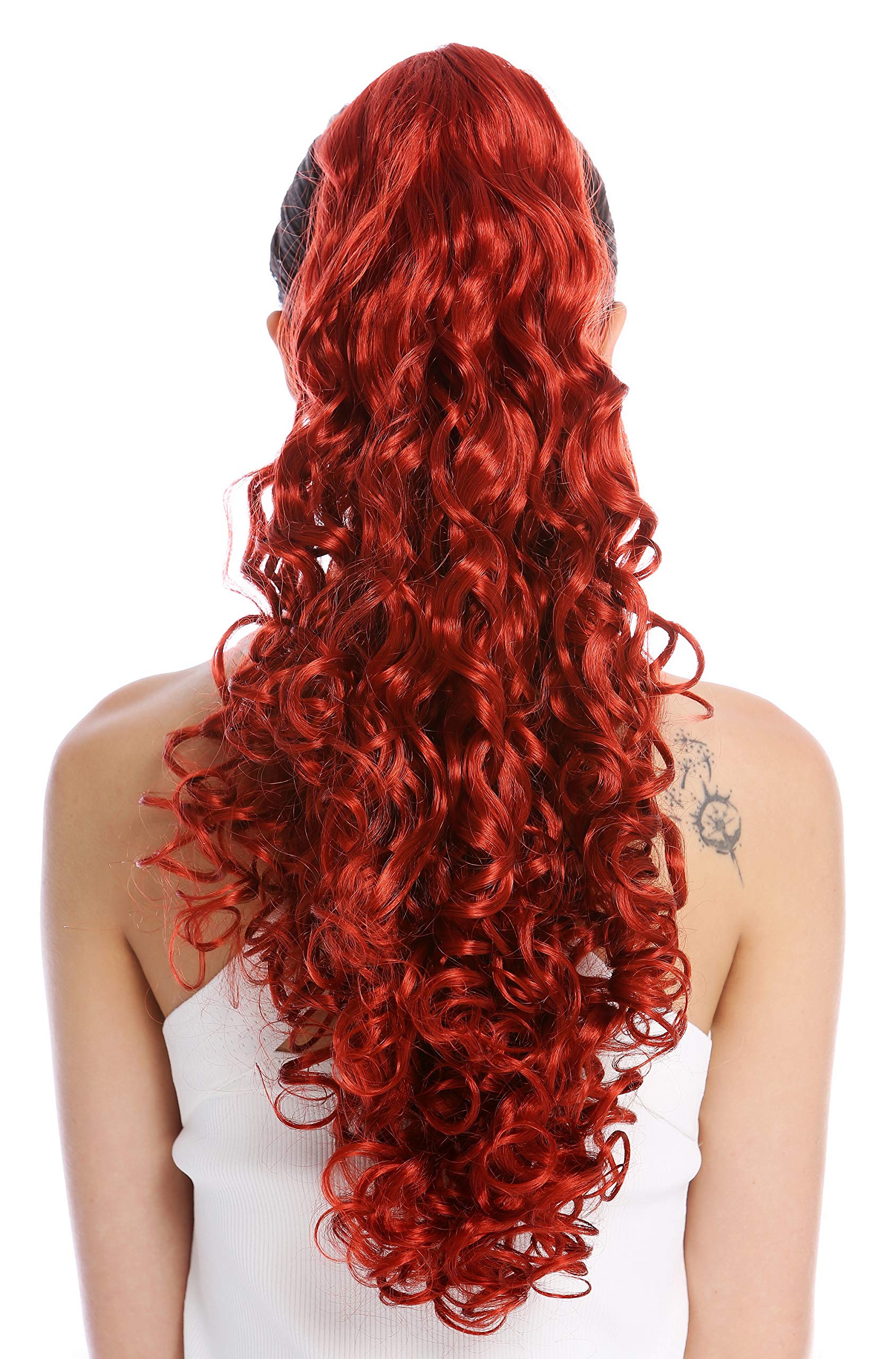 WIG ME UP - MKB-21-V-137 Ponytail Hairpiece Extensions optional Combs & Clamp very long voluminous curled red 23inch - Image 2