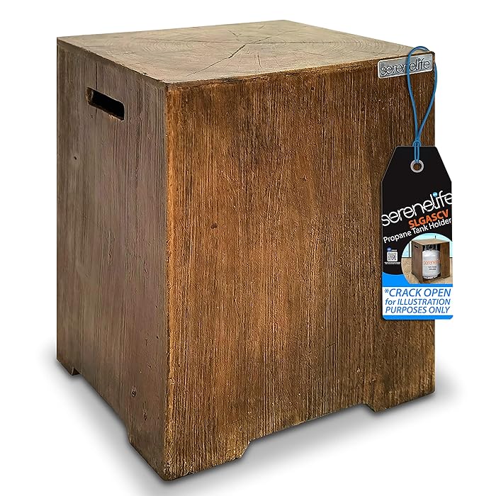 Buy Outdoor Propane Gas Tank Holder Woodgrain Propane Tank Holder