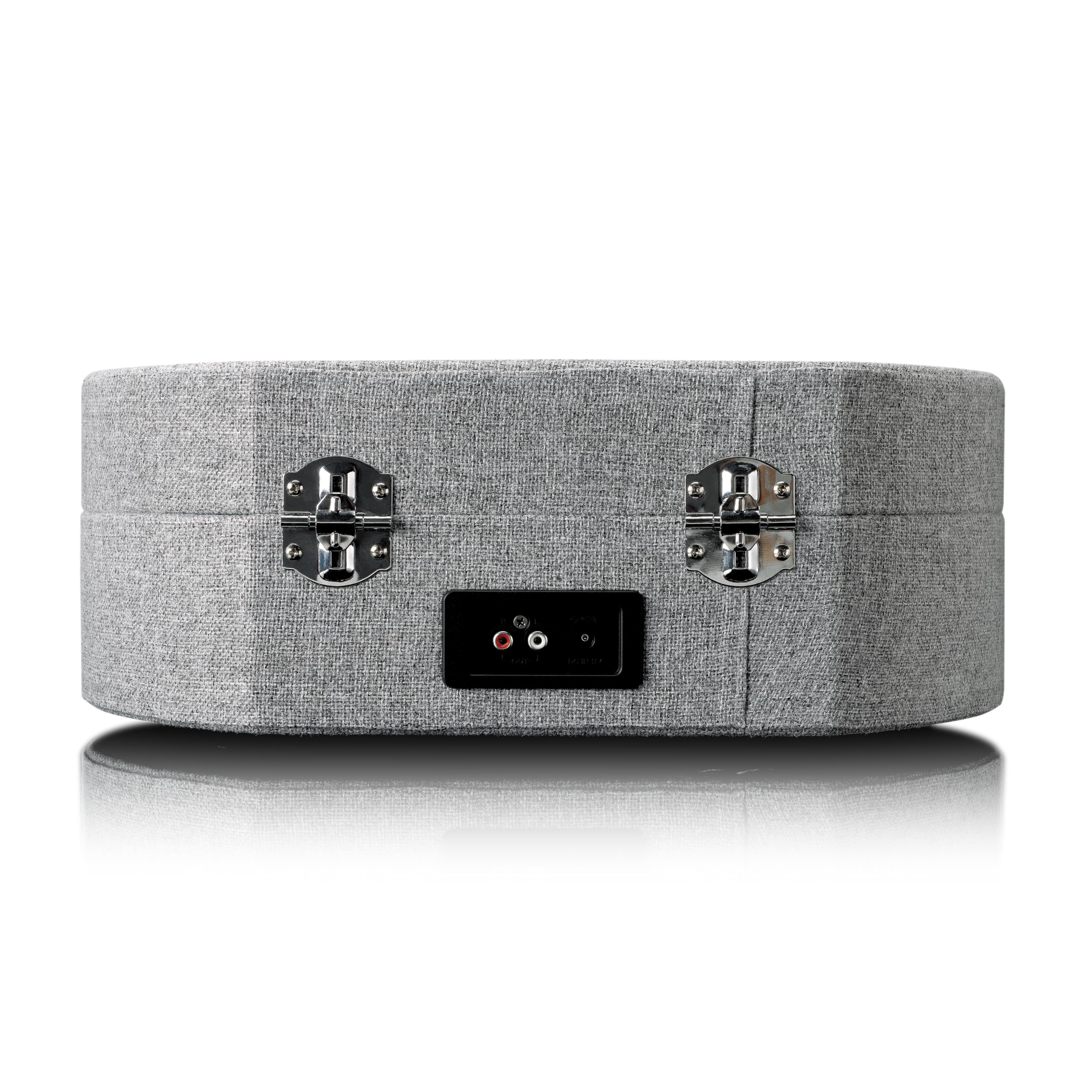 Lenco LS-66GY - Plattenspieler mit Lautsprechern u. Bluetooth | LS-66 - Schallplattenspieler - Vinyl Player - AT3600 Pickup - Riemenantrieb - Auto-Stop