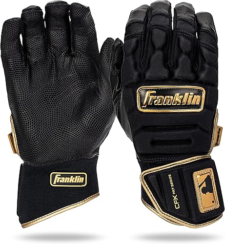 Franklin Sports CFX Pro PRT - Guantes de bateo protectores resistentes
