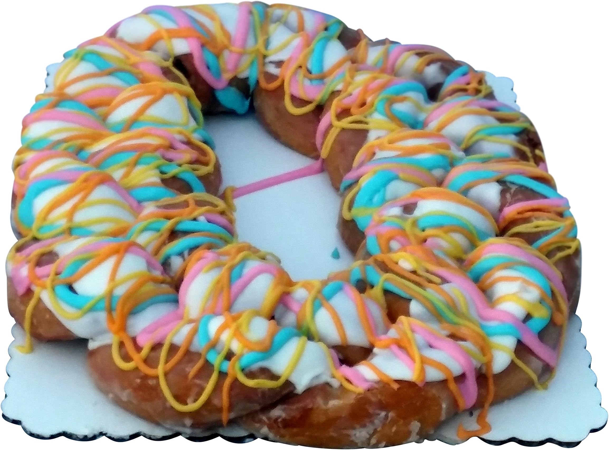 GetKingCake Traditional King Cake (Bavarian Cream)