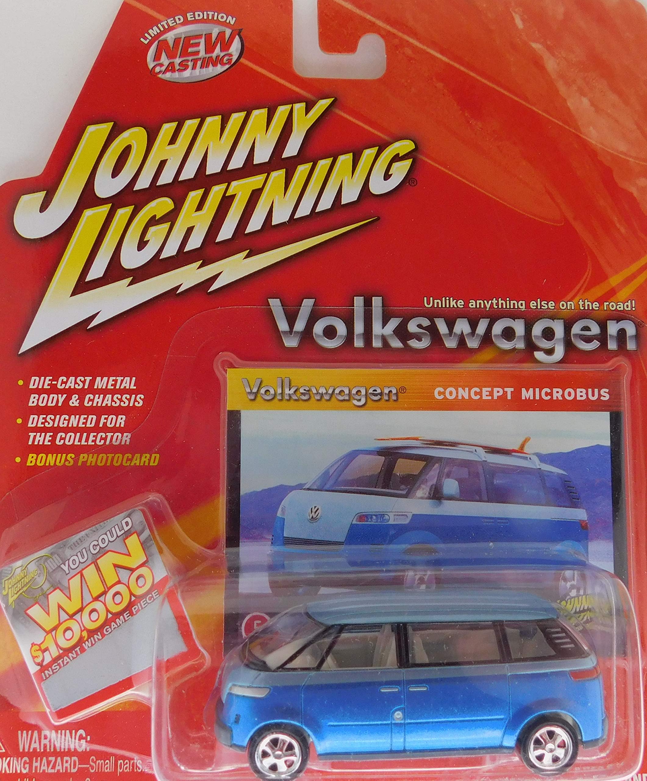 Johnny Lightning Volkswagen Concept Microbus (Blue Two Tone)
