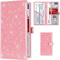 Vista 20 de TOURSUIT Soporte para Registro de Coche y Tarjeta de Seguro, Organizador de Compartimento para Documentos de Licencia en Guantera, Accesorios