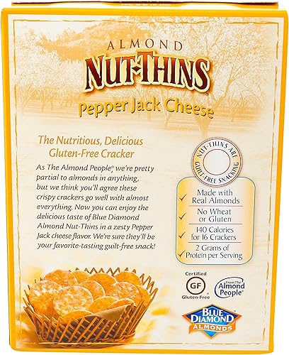 Miniatura 2 de Blue Diamond Natural Almendras sin gluten Pimienta Jack Queso-4,25oz