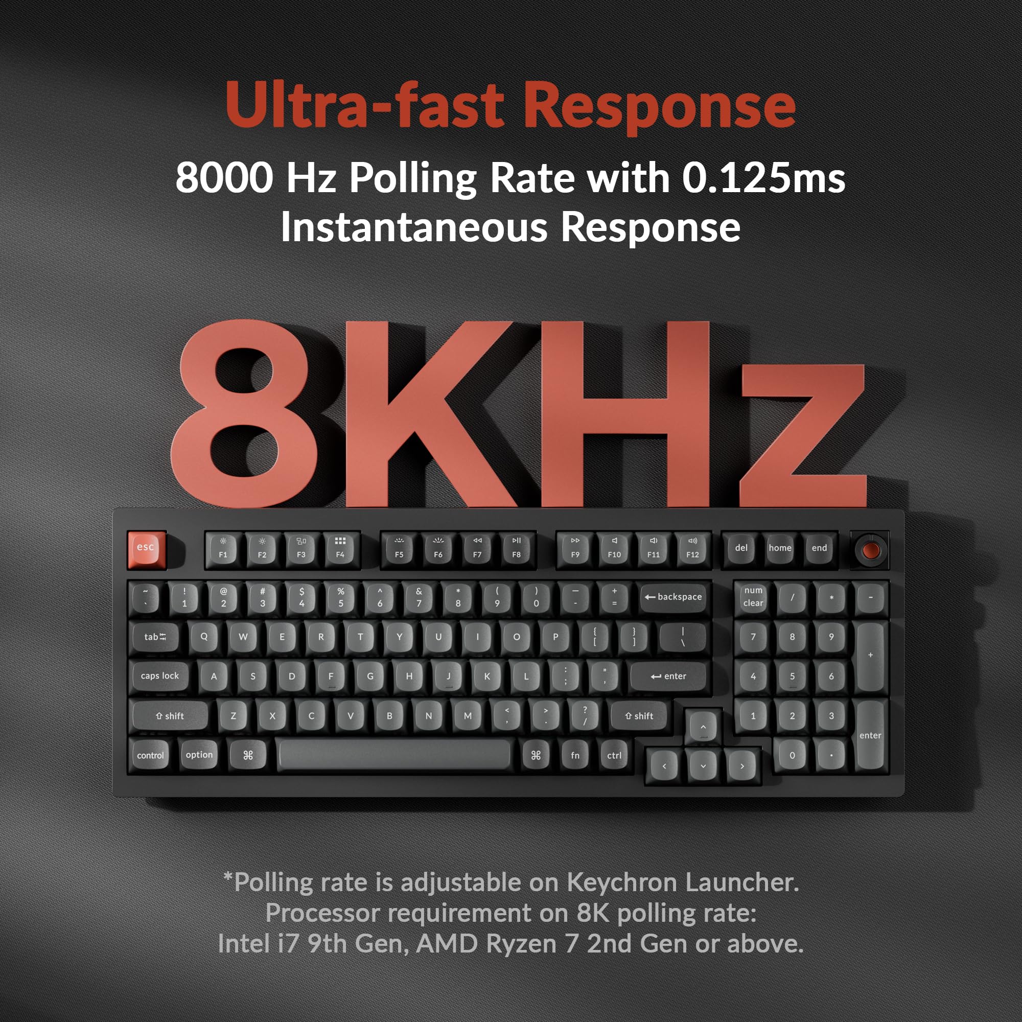 PC周辺機器 （希少）Keychron V5 RGB 茶軸 有線 ホットスワップ対応