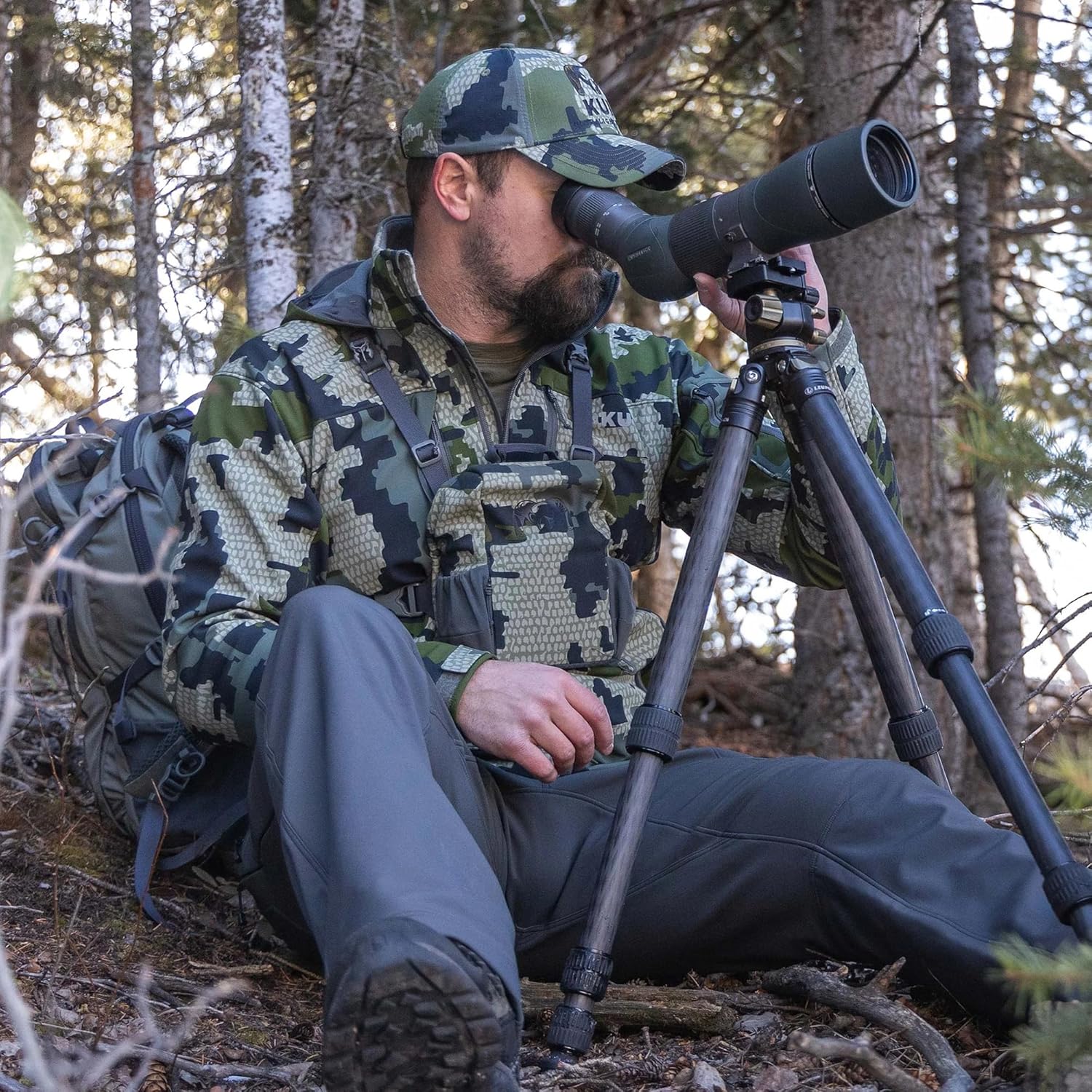KUIU Guide Pro Pant - Wind-Resistant, Articulated Fit, Durable Soft-Shell for Cold Weather Mountain Hunting