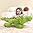 IKASA Giant Crocodile Stuffed Animal Plush Toys,Soft Toy 30 Alligator Large Cute Huge Jumbo Big Size Kawaii Fluffy Fat Plushie,Gifts for Kids