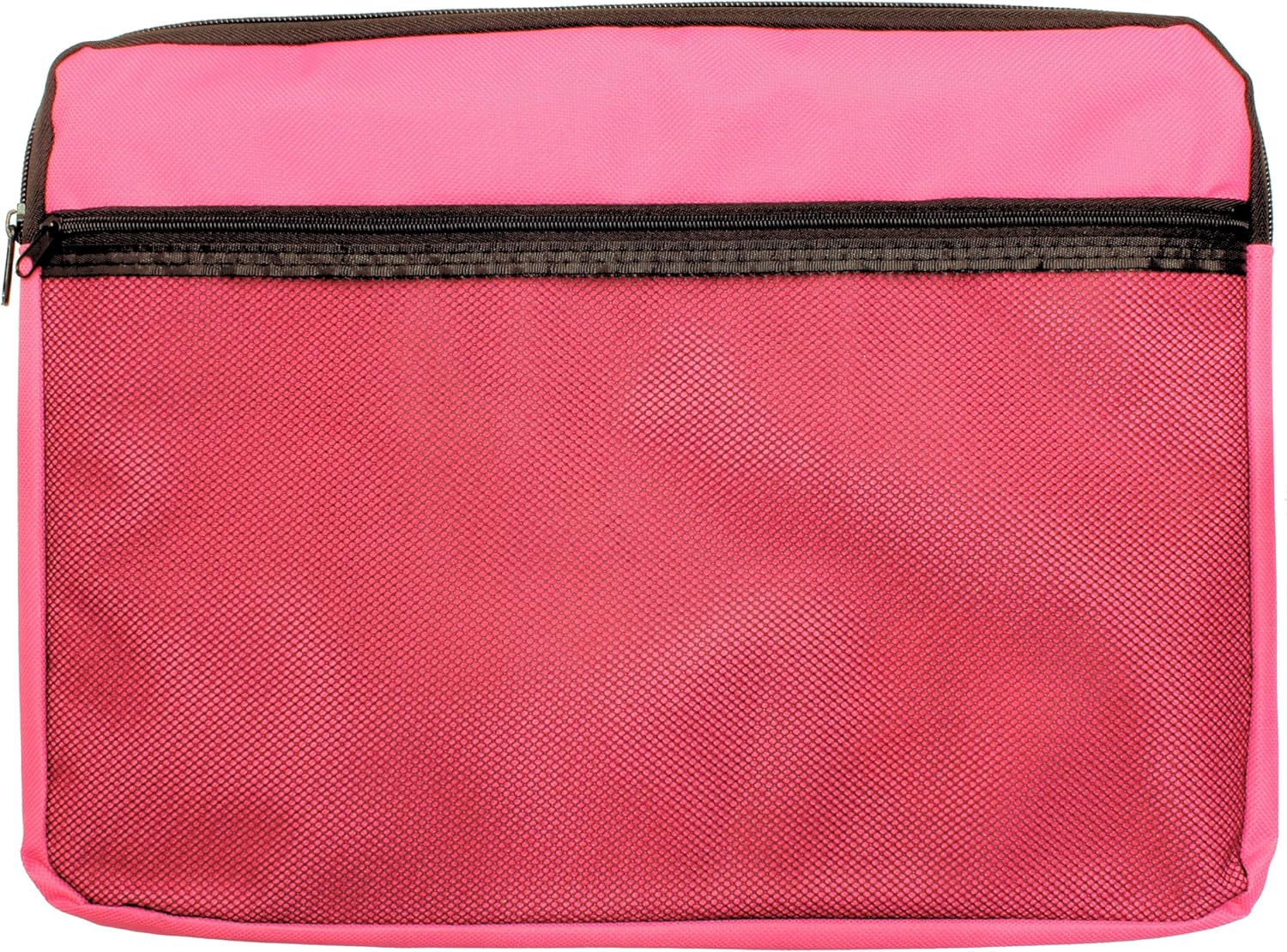 Canvas zip bag A4 black
