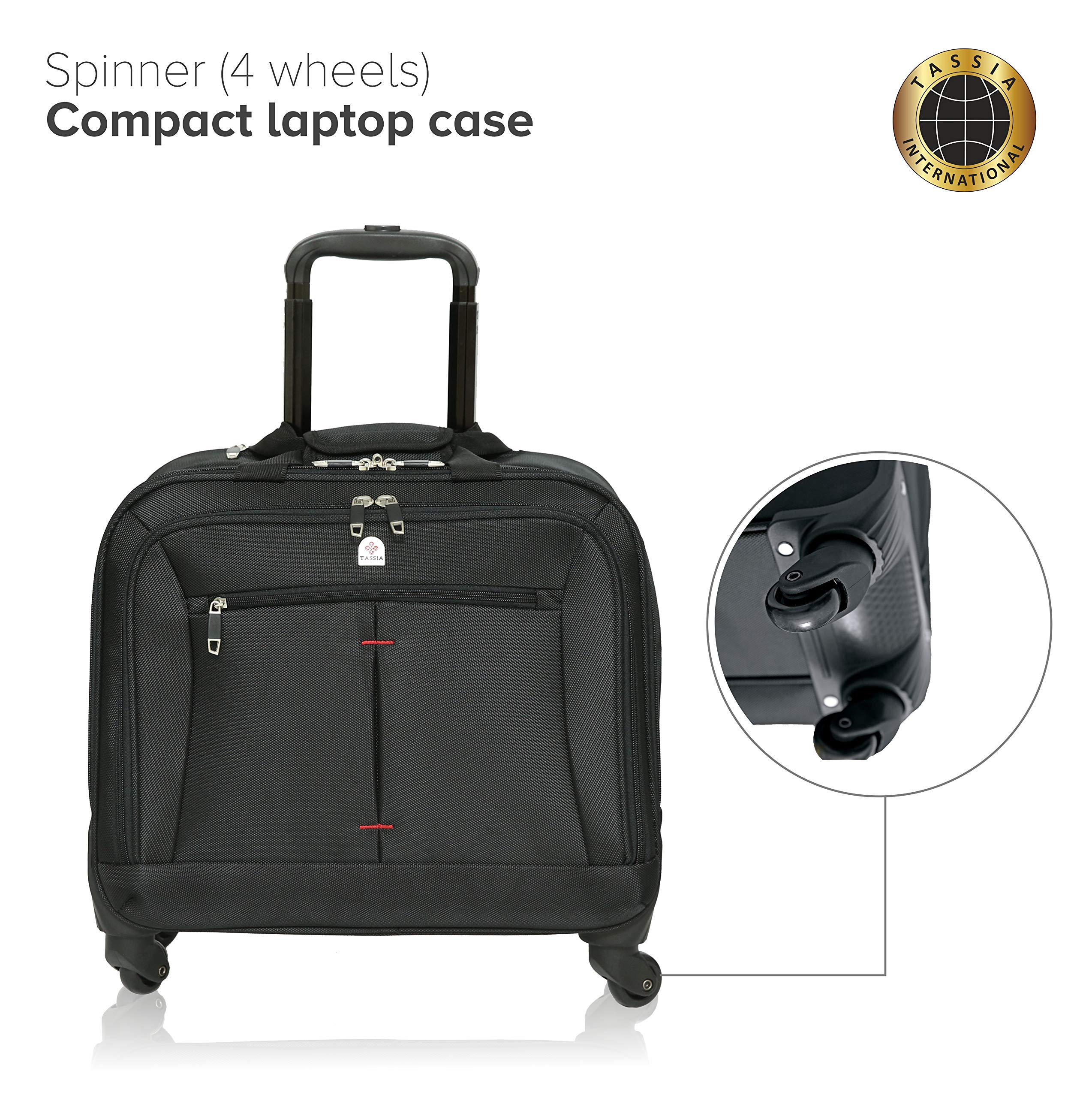 Buy Tassia Business Laptop Roller Case Large Stowage Area 4 Wheel