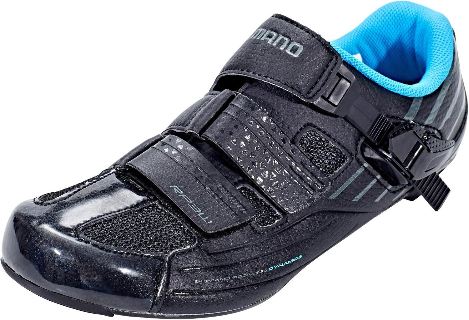 SHIMANO Women's Fahrradschuhe Rennradschuhe Sh-rp3l Gr. 39 SPD-sl Klett-/Ratschenv. Cycling Shoes-Racing, Black Schwarz Black, EU