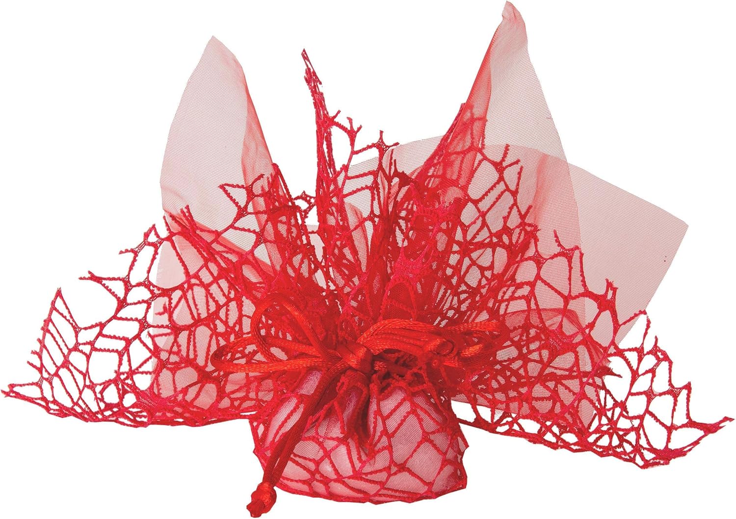 Rete Spider In Polycotton Bianco - 50cm X 5 Yards Per Decorazioni Floreali E Bomboniere - Foto 1