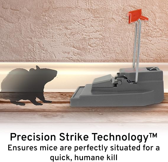 Victor M122 Quick-Kill Easy Set Mouse Trap - 2 Reusable Mouse Traps