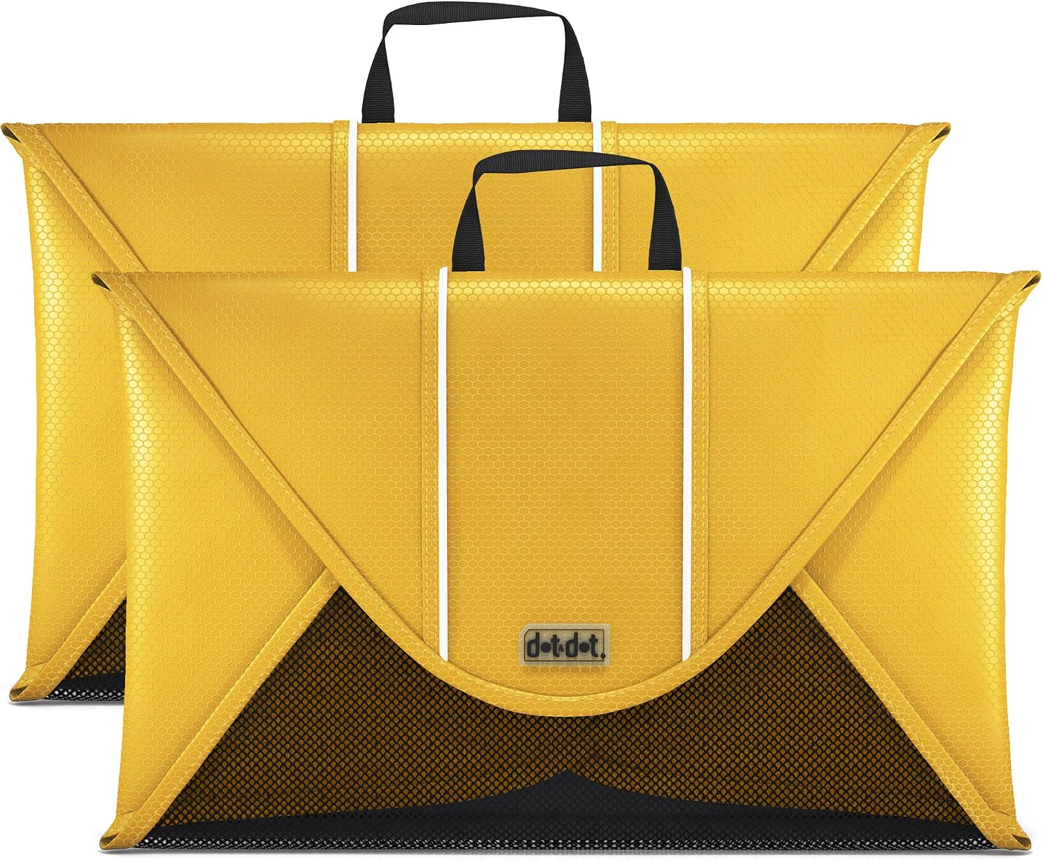 Dot&Dot 18 Inches Packing Folder Backpack Accessory to Avoid Wrinkled Clothing (2-piece set, Yellow)