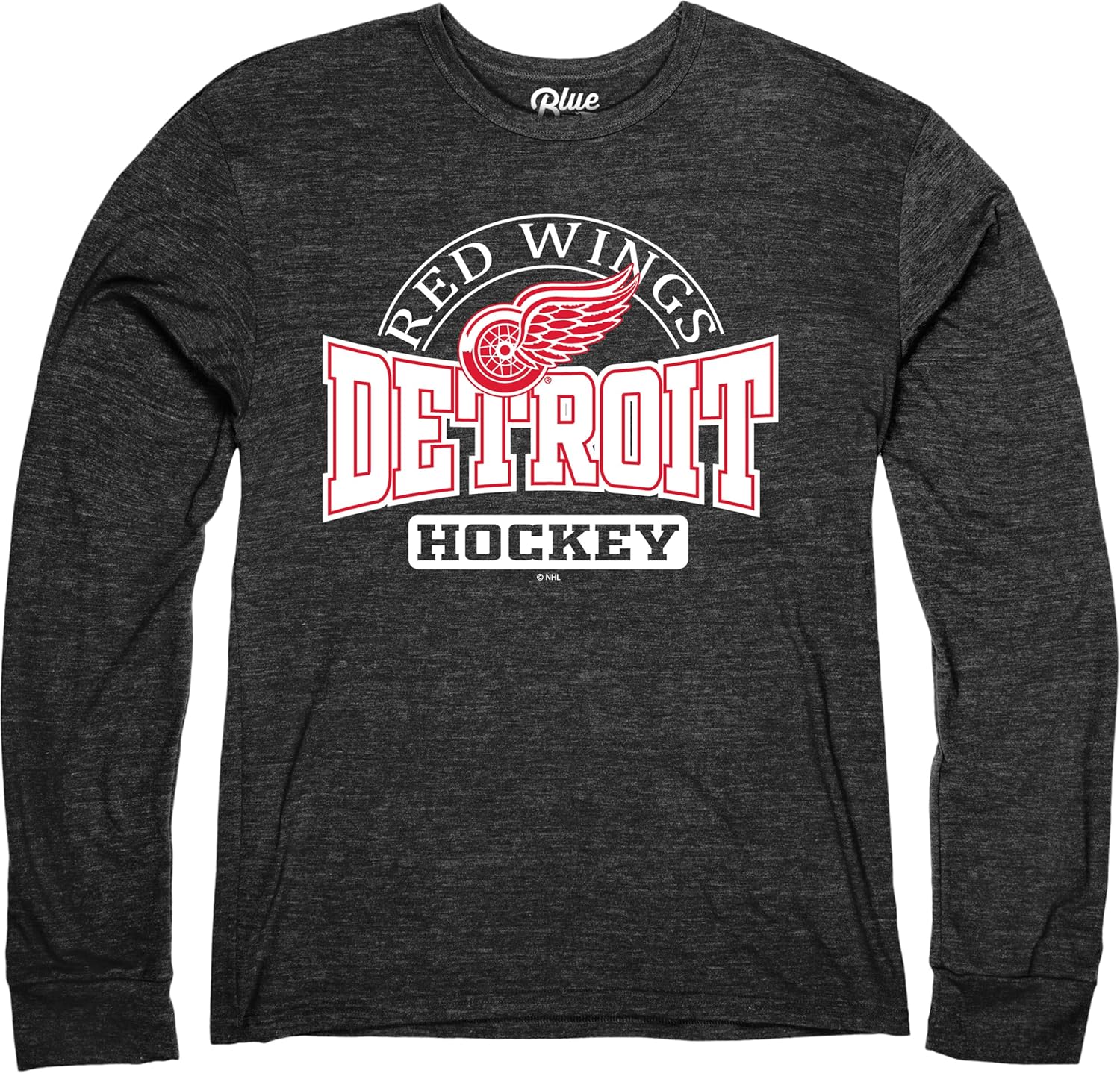 Blue 84 NHL Mens NHL Officially Licensed Tri-Blend Long Sleeve T-Shirt Beards - Image 3