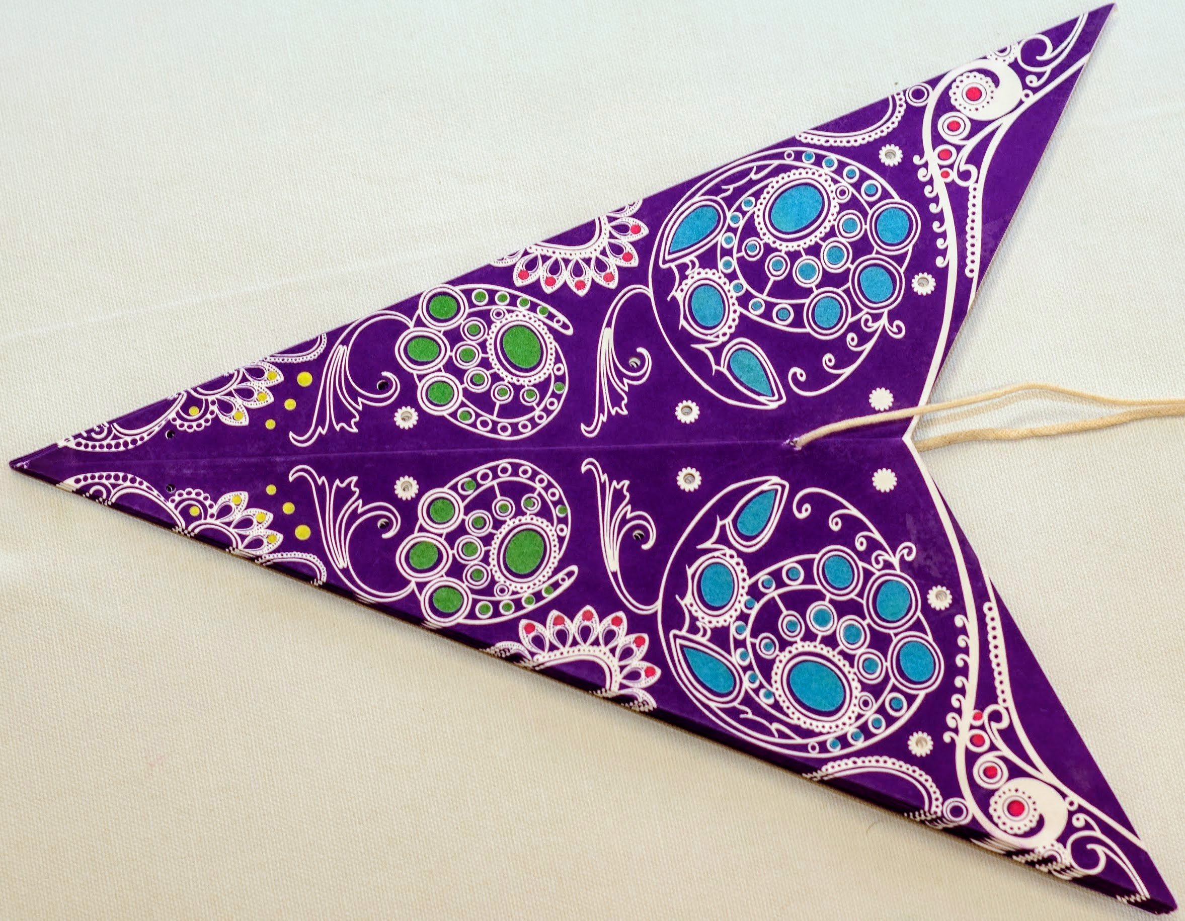 Monarch Paper Star Lantern (Violet) by UMTA