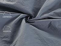 Vista 9 de Chaqueta ligera con capucha y cremallera completa para hombre, impermeable, para senderismo