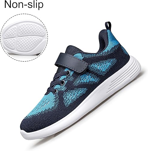 Miniatura 4 de YHOON Zapatillas deportivas para niños y niñas, para correr, caminar, para niños pequeños y grandes