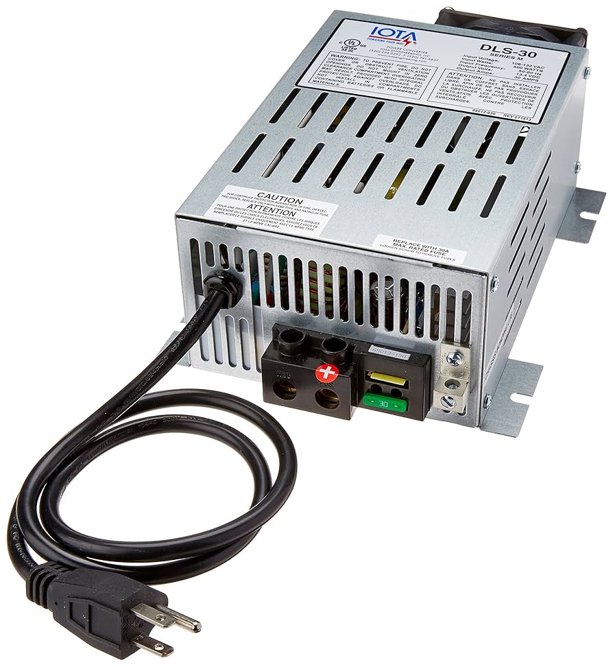 IOTA DLS-30 電源コンバーター 外部充電器 サブバッテリー AC→DC Amazon.com: IOTA Engineering (DLS30 30 Amp Power Converter