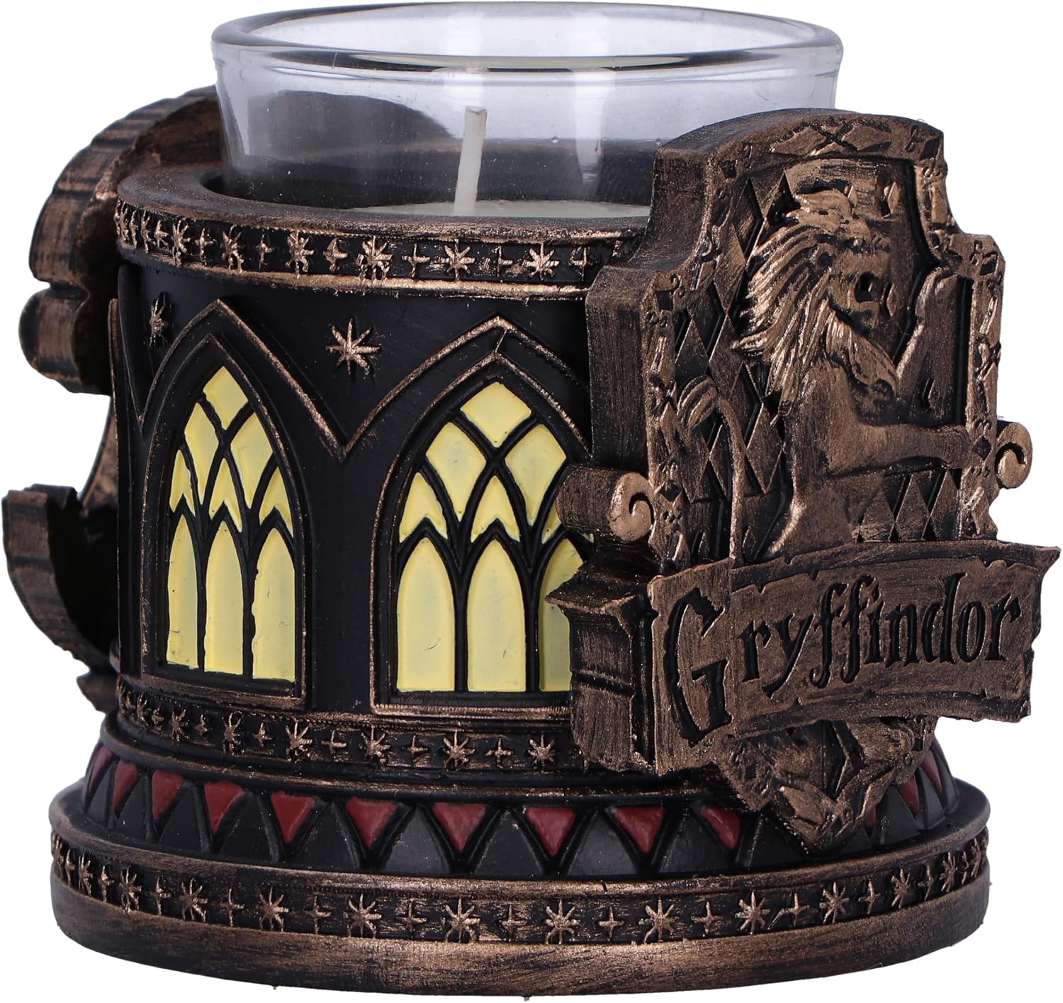 Nemesis Now Harry Potter Gryffindor Tea Light Holder 7.5cm, Resin, Bronze, Officially Licensed Harry Potter Merchandise, Gryffindor Candle Holder, Cast in The Finest Resin, Expertly Hand-Painted image 4