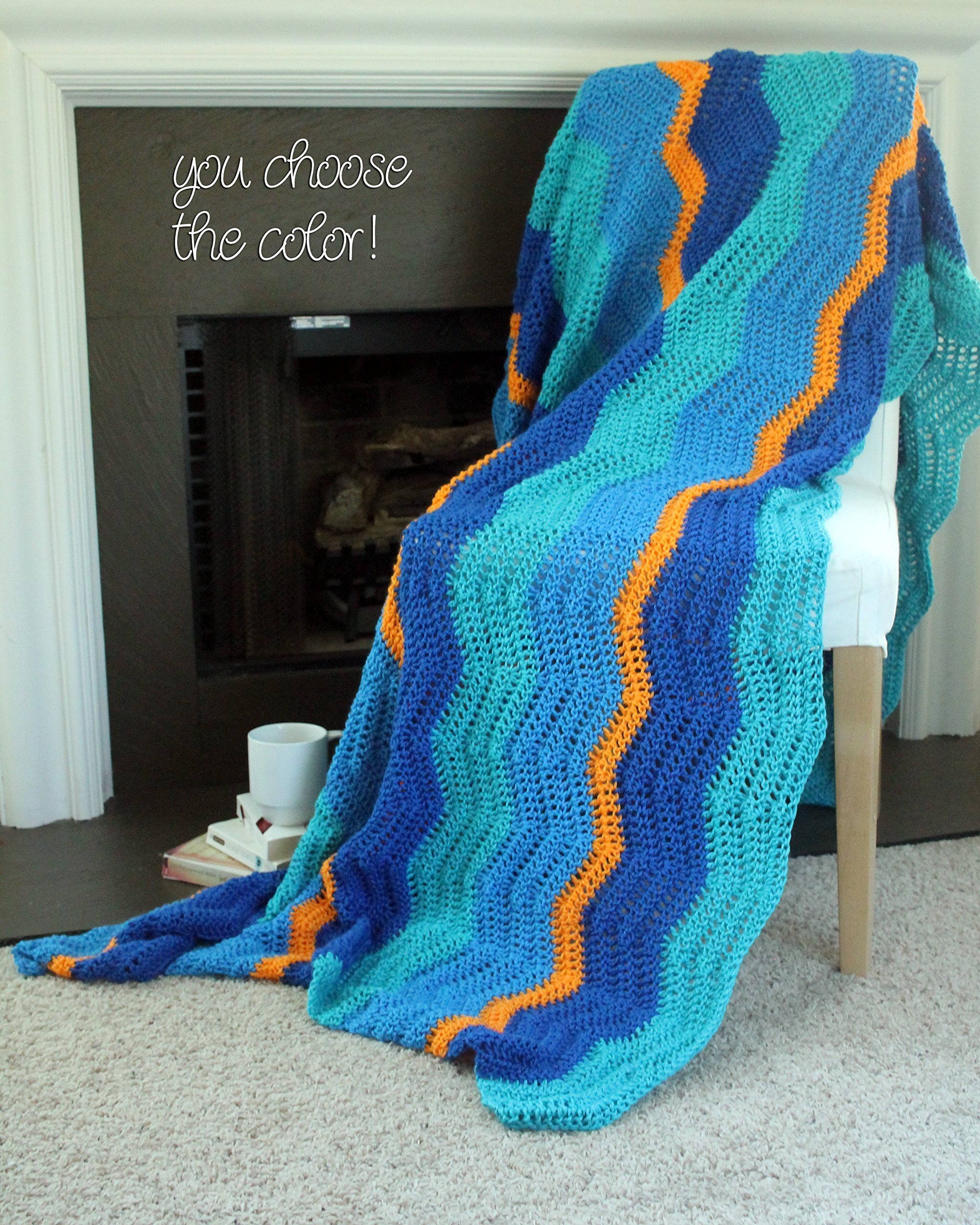Zig Zag Crochet Afghan Crochet For Beginners